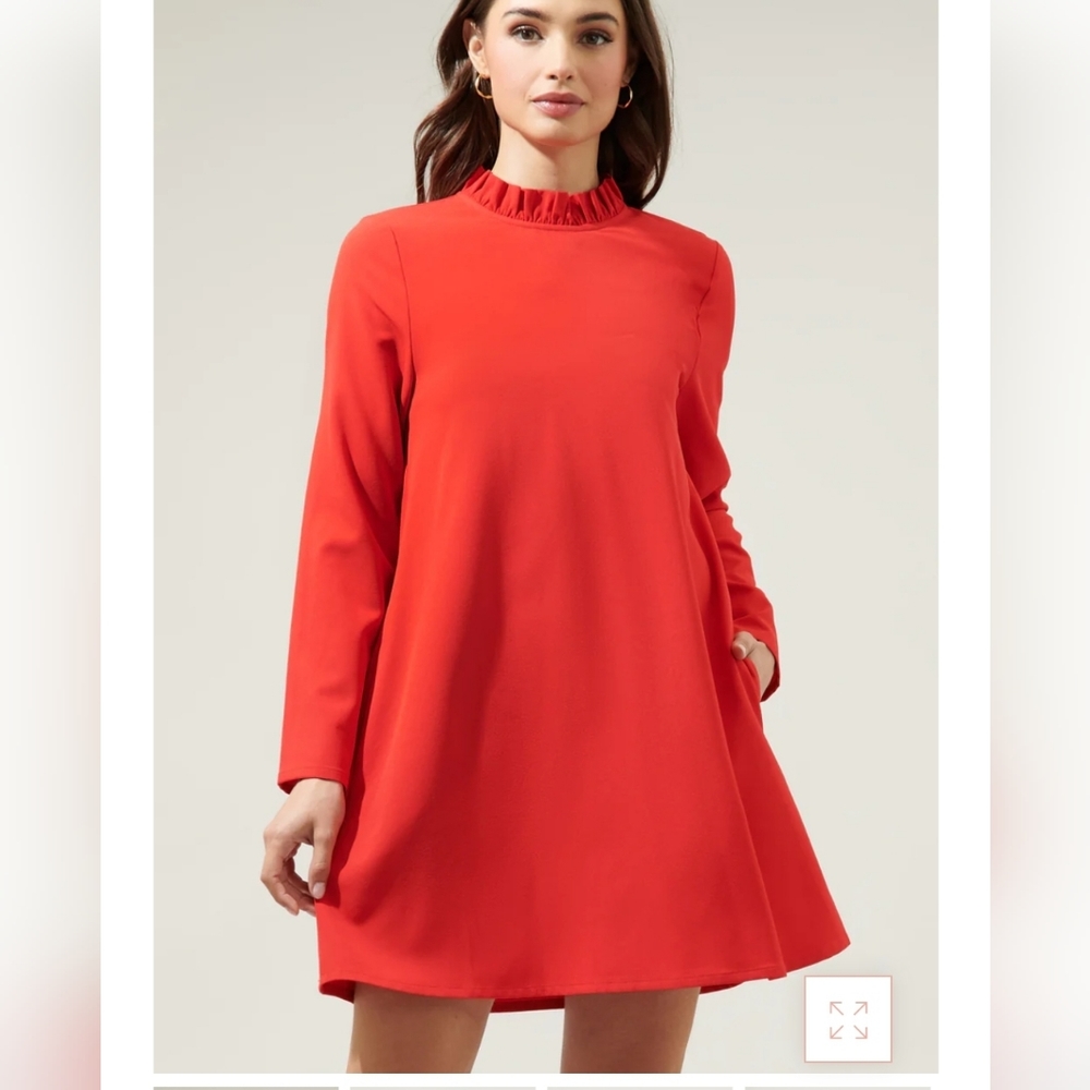 Sugarlips Blair ruffle dress XS NWT